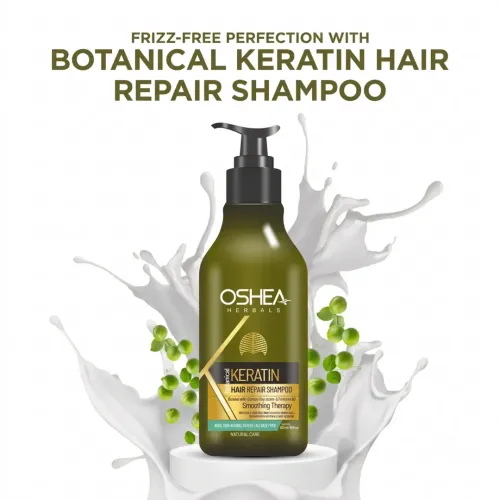 Oshea Herbals: Keratin Hair Repair Shampoo | Hair Repair & Smoothening | Damaged Hair Care | 300ml