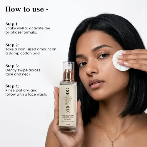 BiE: Fresh Forward | Deep Hydrating & pH-Balanced Cleanser | With Glycerin & Geranium Oil | 100ml