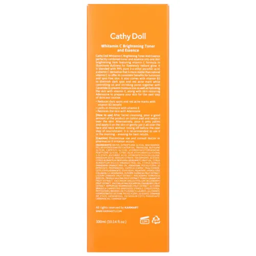 Cathy Doll: Whitamin C Brightening Toner & Essence | Hydrating Brightening Toner | Glow Enhancing Care | 300ml