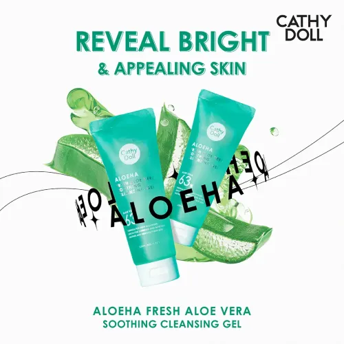 Cathy Doll: Fresh Aloe Vera Soothing Cleansing Gel | Aloe Vera Face Wash | Gentle Cleansing | 120ml