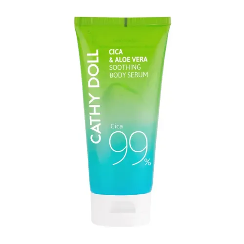 Cathy Doll: Cica & Aloe Vera Soothing Body Serum | Calming Body Moisturizer | Sensitive Skin Care | 175gm
