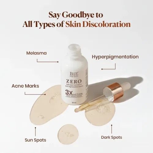 BiE: Zero Dark Spot Corrector & Anti-Pigmentation Serum | With Chromabright & Centella Asiatica | 30ml