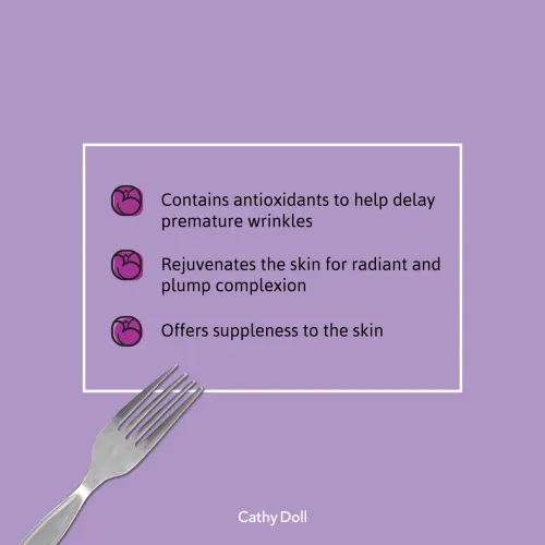 Cathy Doll: Shiny Purple Cabbage Mask | Antioxidant-Rich Sheet Mask | 25gm