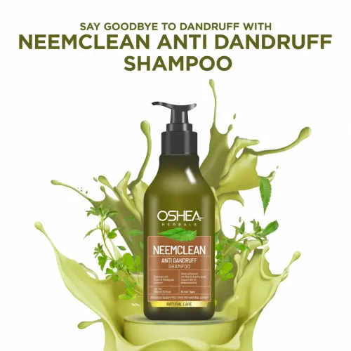 Oshea Herbals: Neemclean Antidandruff Shampoo | Scalp Cleansing | Itch Relief & Flake Control | 300ml