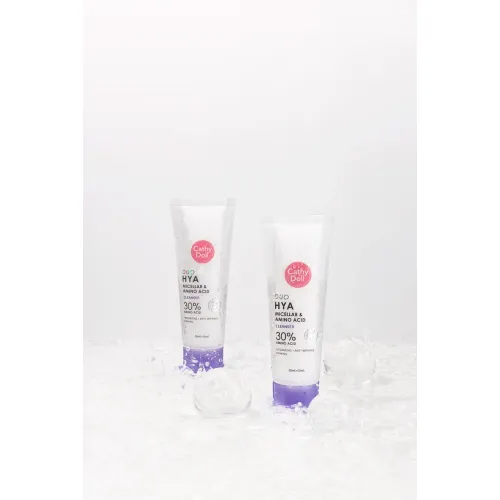 Cathy Doll: Duo Hya Micellar & Amino Acid Cleanser | Hydrating Facial Cleanser | Hyaluronic Acid Care | 100ml