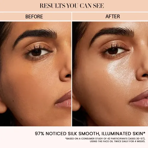 BiE: Illuminating Face Oil | With Kumkumadi Oil, Squalane & Licorice | For Glowing Skin | All Skin Types | 30ml