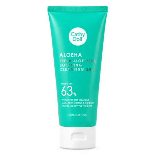 Cathy Doll: Fresh Aloe Vera Soothing Cleansing Gel | Aloe Vera Face Wash | Gentle Cleansing | 120ml