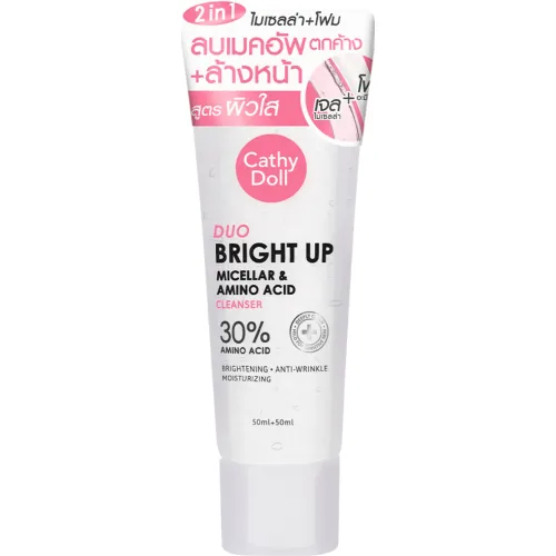 Cathy Doll: Duo Bright Up Micellar & Amino Acid Cleanser | Brightening Facial Cleanser | 100ml