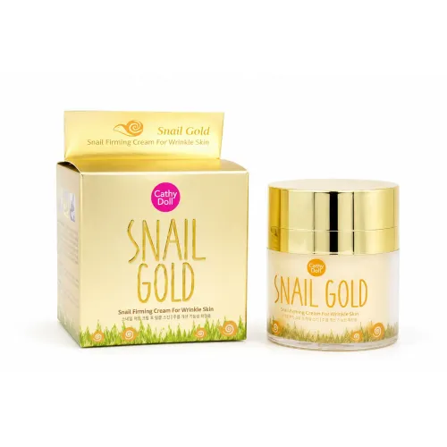 Cathy Doll: Snail Firming Cream Snail Gold | Anti-Aging Face Cream with Snail Mucin & 24K Gold | Wrinkle Care |  50gm