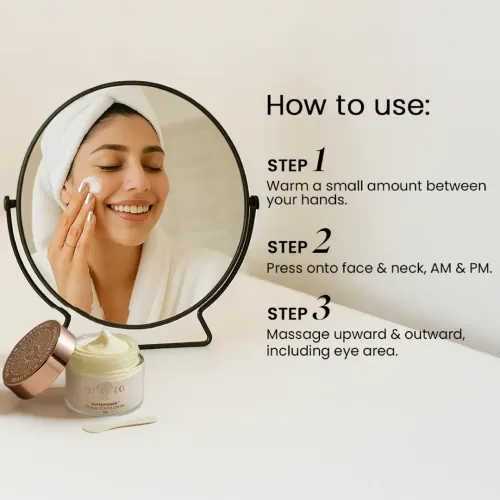 BiE: Superpower Eternal Youth Cream | Anti-Aging Cream | With Squalane, Almond Oil & Ginseng Stem Cells | 50gm