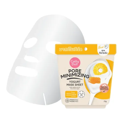Cathy Doll: Pore Minimizing Yogurt Mask Sheet | Pore Tightening Face Mask | 25gm