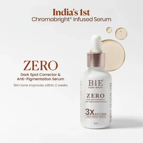 BiE: Zero Dark Spot Corrector & Anti-Pigmentation Serum | With Chromabright & Centella Asiatica | 30ml