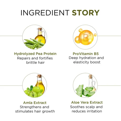 Oshea Herbals: Keratin Hair Repair Shampoo | Hair Repair & Smoothening | Damaged Hair Care | 300ml
