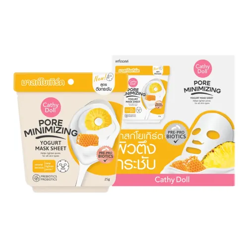 Cathy Doll: Pore Minimizing Yogurt Mask Sheet | Pore Tightening Face Mask | 25gm