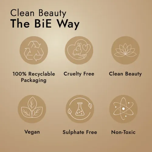 BiE: Daily Glow Trial Kit | Travel Size Skincare Combo Set | Face Mask, Serum , Moisturiser & Travelling Pouch | Instantly Detans, Hydrates, Boosts Collagen & Strengthens Skin Barrier | 4pcs