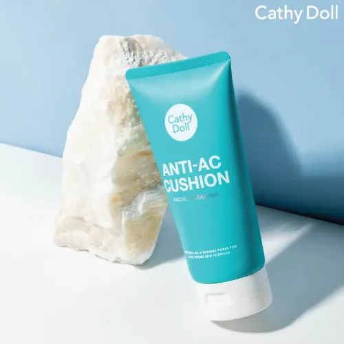 Cathy Doll: Anti-Acne Cushion Facial Foam Cleanser | Acne Control Face Wash | Deep Cleansing Care | 50ml