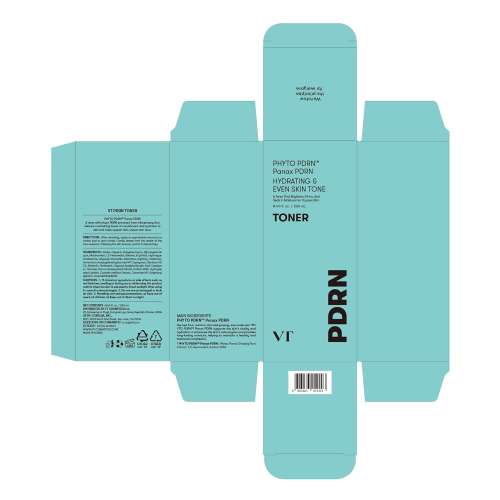 VT Cosmetics: PDRN Toner | Skin Repair | Elasticity Boost | Balancing Toner | 250ml