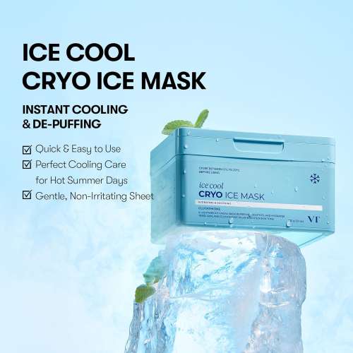 VT Cosmetics: Cryo Ice Mask | Cooling Care | Pore Tightening | Redness Relief | Soothing | 30ea
