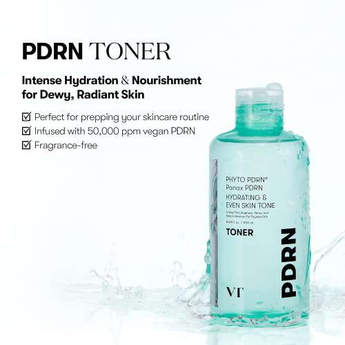 VT Cosmetics: PDRN Toner | Skin Repair | Elasticity Boost | Balancing Toner | 250ml