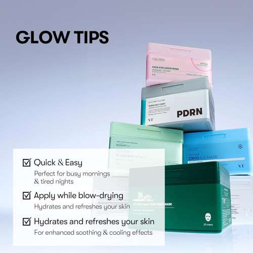 VT Cosmetics: Cica Reti-A Mask | Calming Care | Retinol | Anti-Aging | Wrinkle Reduction | Daily Mask | 30ea