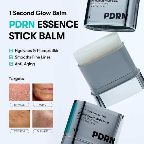 VT Cosmetics: PDRN Stick Balm | Spot Repair | Skin Recovery | On-the-Go Care | 0.33 oz / 9.5 g