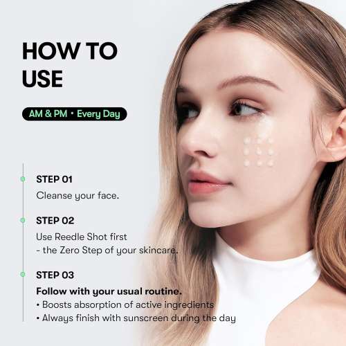 VT Cosmetics: Mild Reedle Shot 50 | Gentle Micro-Needling | Skin Renewal | Sensitive Skin | Daily Essence | 50ml