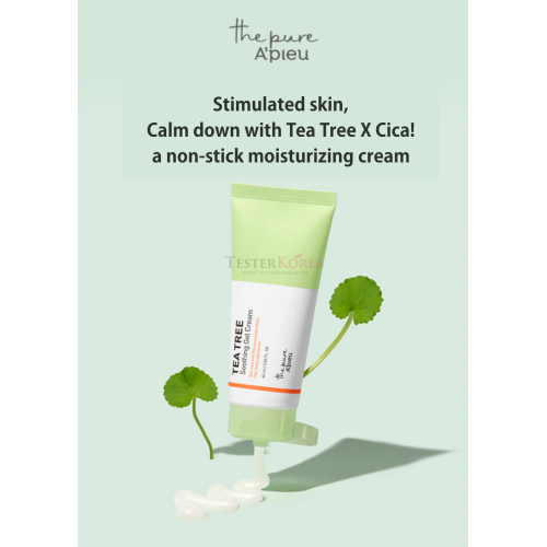 Apieu: The Pure Tea Tree Moisture Cream | Barrier Support | Long-Lasting Moisture | Skin Nourishing | Soft Skin | 60ml