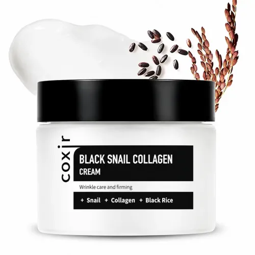 Coxir: Black Snail Collagen Cream | Anti-Aging | Firming & Deep Hydration Face Moisturizer | 50ml