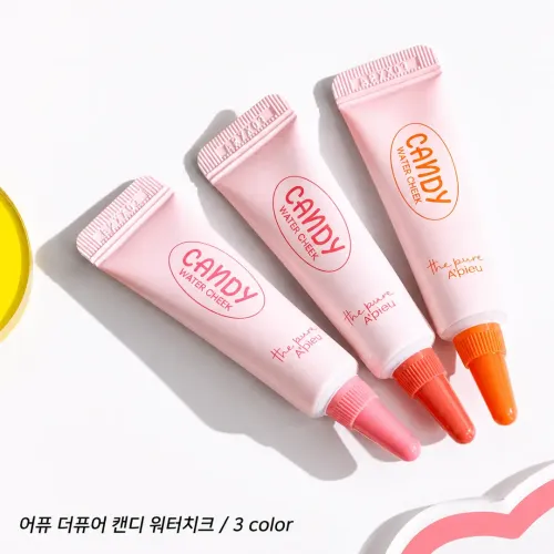 Apieu: The Pure Candy Water Cheek 01 Peach | Natural & Dewy Finish | Deep Hydration | Long-Lasting | 4.5ml