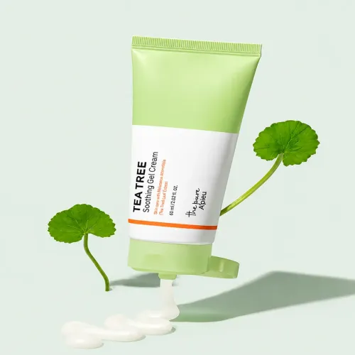 Apieu: The Pure Tea Tree Soothing Gel Cream | Barrier Support | Long-Lasting Moisture | Skin Nourishing | Soft Skin | 60ml