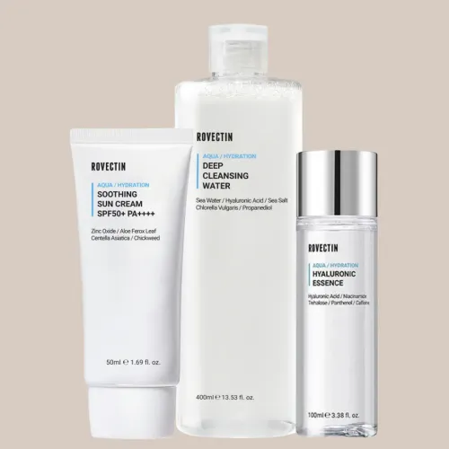 Rovectin: Aqua Hydration Essentials Kit | Cleanse, Hydrate & Protect