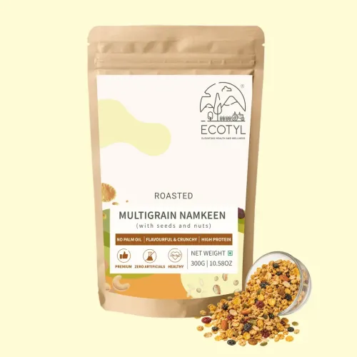 Ecotyl: Multigrain Namkeen | Roasted Snack | Seeds & Nuts Mix | 300gm