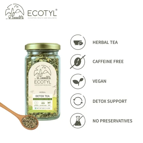 Ecotyl: Detox Tea | Cleansing | Herbal Tea | 60gm