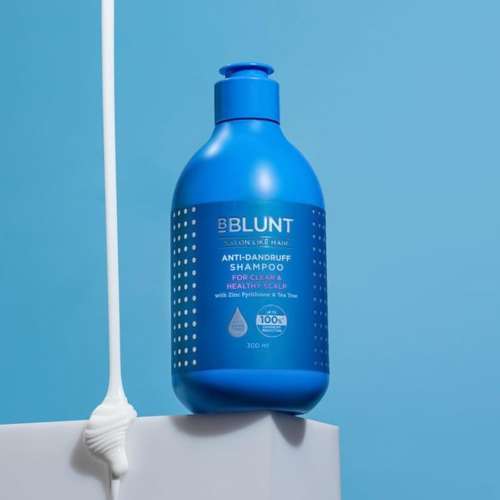 Bblunt: Anti-Dandruff Shampoo | Controls Dandruff & Flakes | Deep Cleansing | Healthy Scalp Care | Refreshes Hair | 300ml