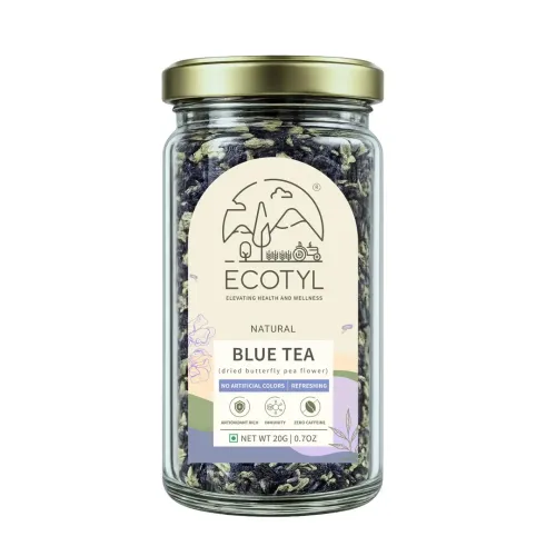 Ecotyl: Blue Tea | Dried Butterfly Pea Flowers | Herbal Tea | 20gm