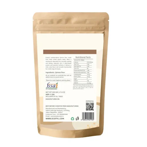 Ecotyl: Quinoa Flour | High Protein | Nutritious Flour | 500gm