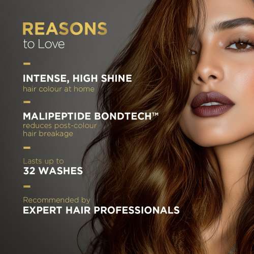 Bblunt: Salon Secret High Shine Conditioning Hair Colour | Honey Light Golden Brown | 100% Grey Coverage | Conditioning Formula | High Shine Finish | 130gm