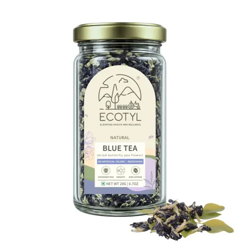 Ecotyl: Blue Tea | Dried Butterfly Pea Flowers | Herbal Tea | 20gm