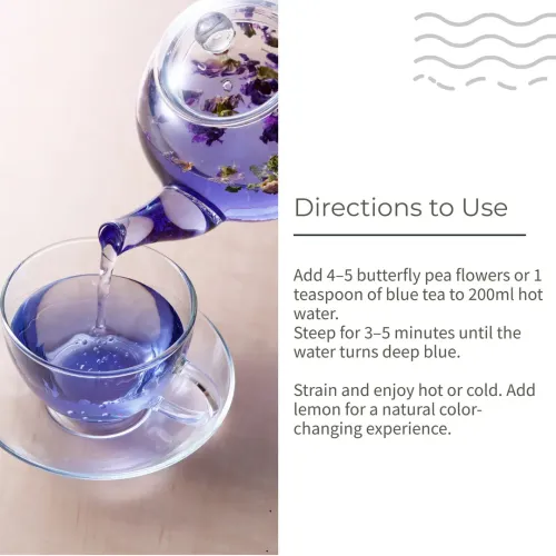 Ecotyl: Blue Tea | Dried Butterfly Pea Flowers | Herbal Tea | 20gm
