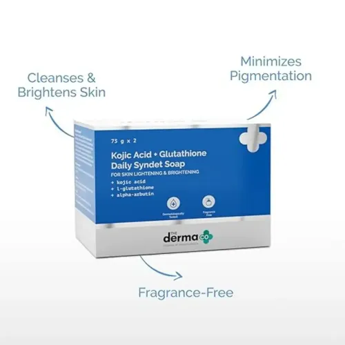 The Derma Co: Kojic Acid + Glutathione Daily Syndet Soap | Pack of 1
