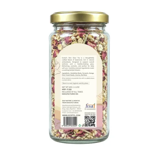 Ecotyl: Skin Glow Tea | Skin Nourishment | Herbal Tea | 60gm