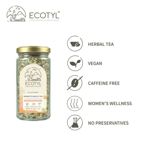 Ecotyl: Women's Health Tea | Hormonal Balance | Herbal Tea | 50gm