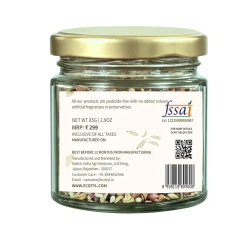 Ecotyl: Vedic Mukhwas | Refreshing Mouth Freshener | Nuts & Seeds Mix | 85gm