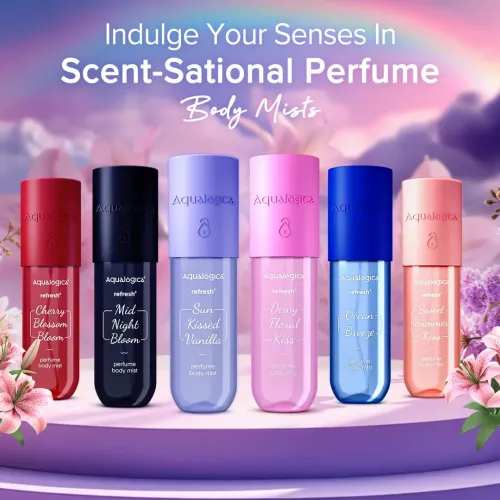 Aqualogica: Refresh+ Perfume Body Mist - Dewy Floral Kiss 150ml