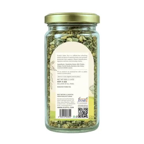 Ecotyl: Detox Tea | Cleansing | Herbal Tea | 60gm