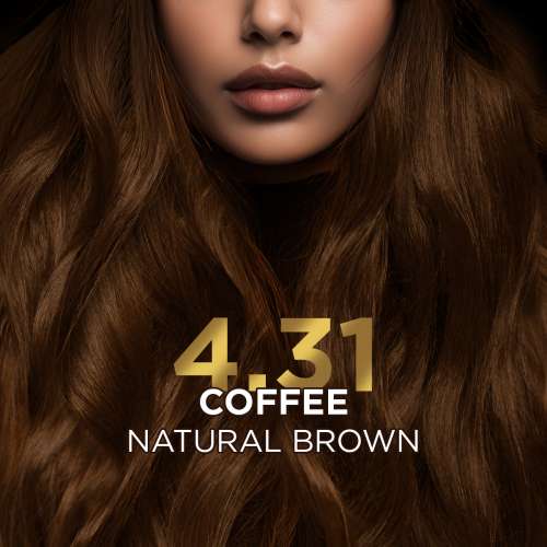 Bblunt: Salon Secret High Shine Conditioning Hair Colour | Coffee Natural Brown | 100% Grey Coverage | Conditioning Formula | High Shine Finish | 130gm