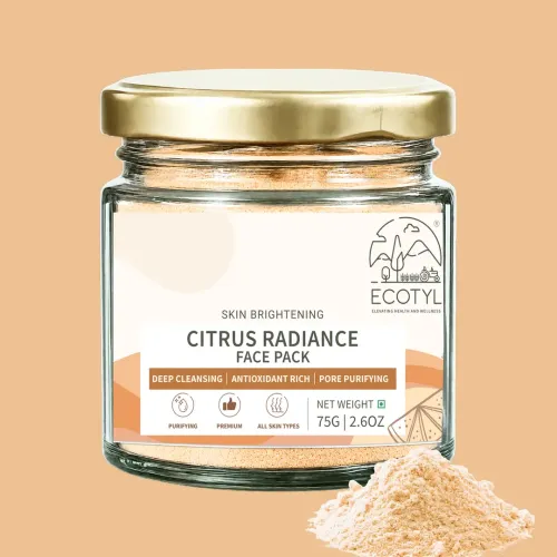 Ecotyl: Citrus Radiance Face Pack | Tan Removal & Glow | 75gm