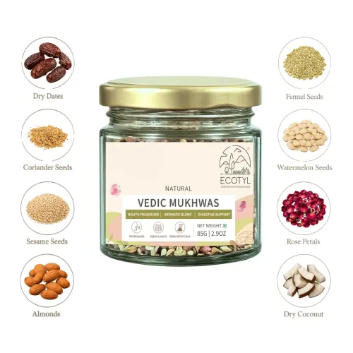 Ecotyl: Vedic Mukhwas | Refreshing Mouth Freshener | Nuts & Seeds Mix | 85gm