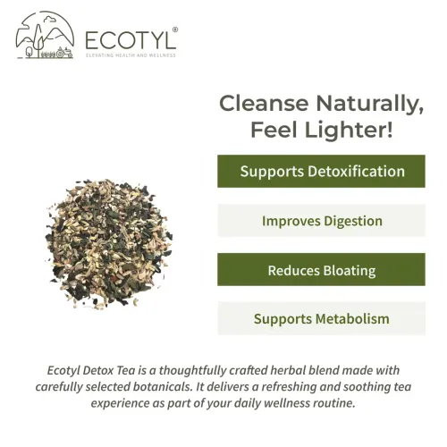 Ecotyl: Detox Tea | Cleansing | Herbal Tea | 60gm
