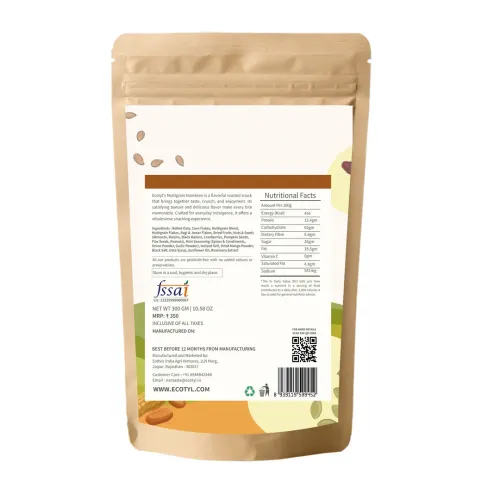 Ecotyl: Multigrain Namkeen | Roasted Snack | Seeds & Nuts Mix | 300gm